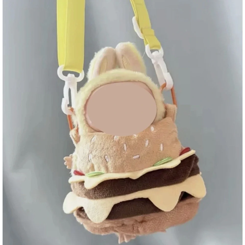 New - Labubu Hamburger Costume w/Adjustable Strap to Carry - Costume Only